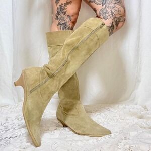 Michael Kors Taupe Suede Knee High Boots Estimated Women's 10.5/11